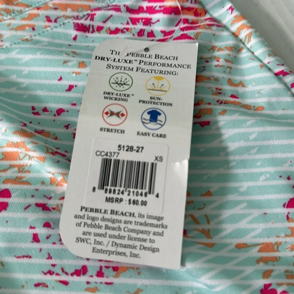 Pebble Beach Dry Luxe Performance Floral Skort Size XS NWT - Picture 7 of 12